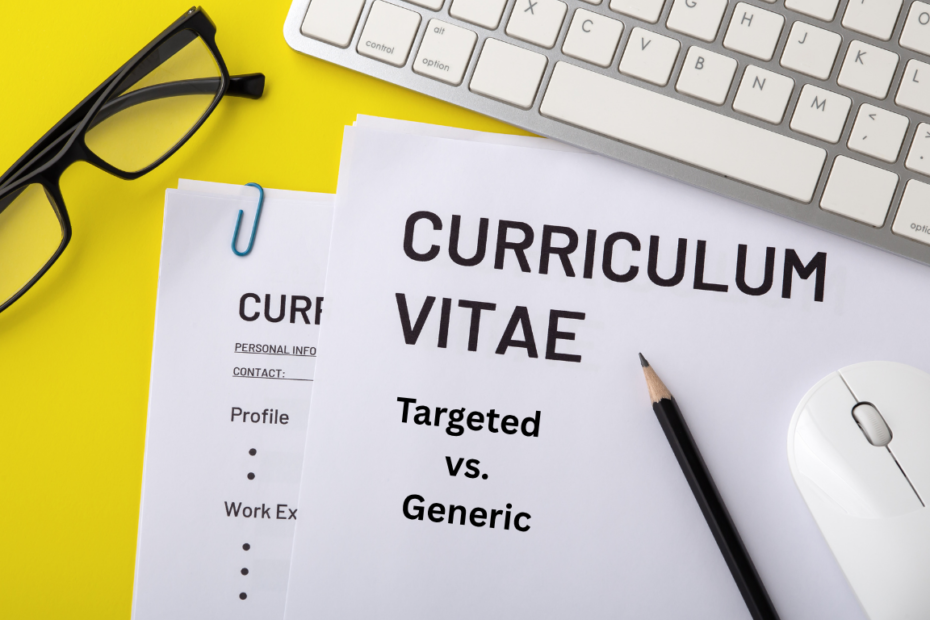 Targeted CV vs. Generic CV application checklist